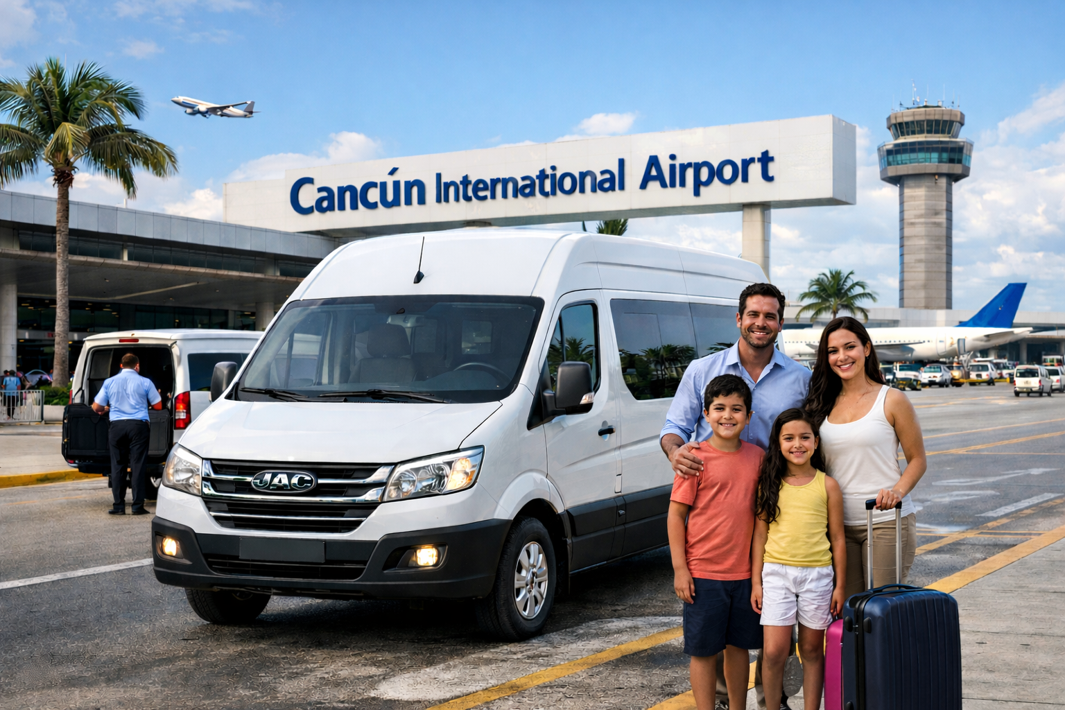 best way to get from Cancun airport to hotel