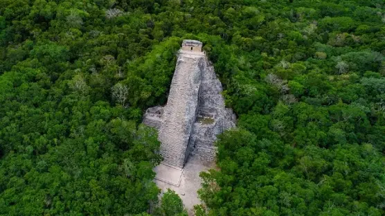 Cobá pyramid